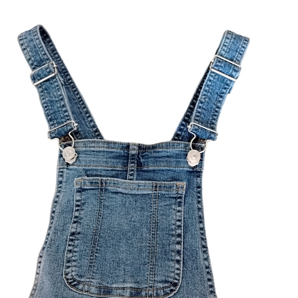 Divided Denim Overalls Juniors Size 2 Casual Boho Western Comfy Bohemian Y2K 90s - Picture 5 of 6